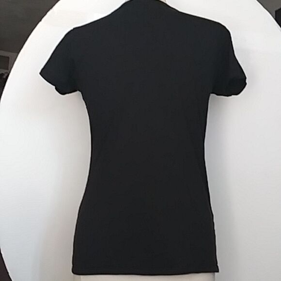 Wicked T Shirt  Women's Black Silver Spider Web Green Spell Out M - Picture 5 of 6